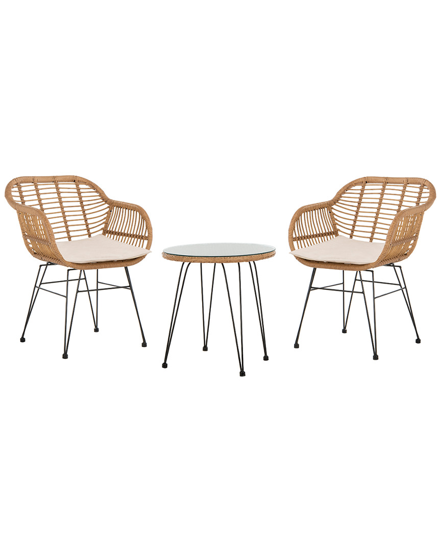 Alton Outdoor 3pc Lounge Set