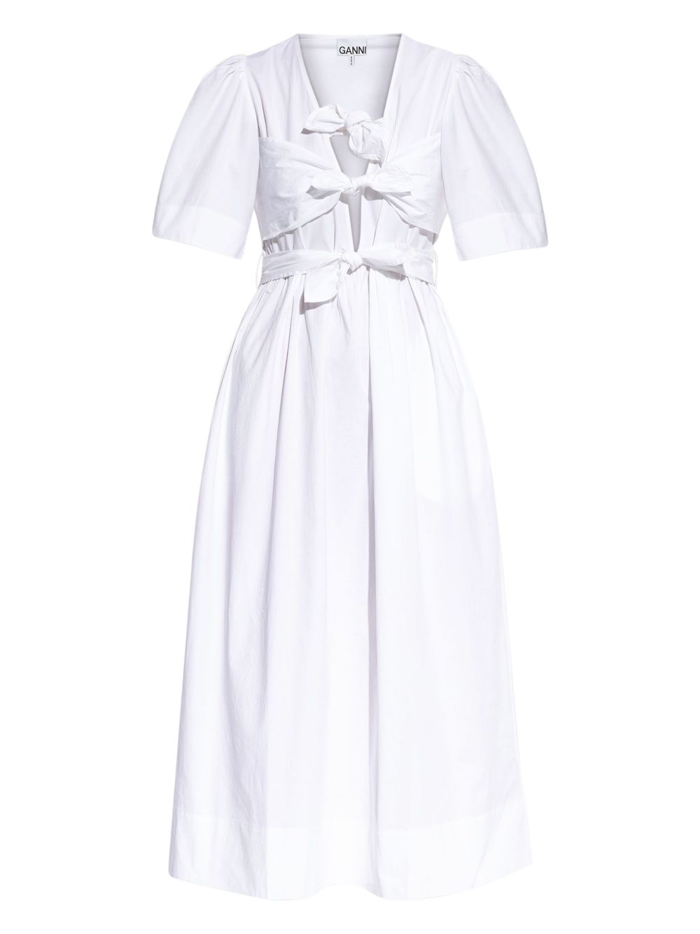 Poplin dress - White