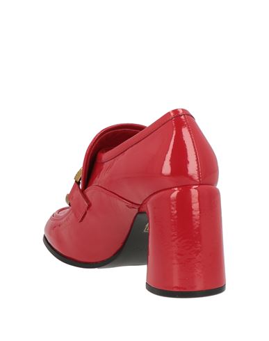 Woman Loafers Red Size 7 Leather