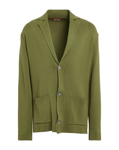 Man Cardigan Military green