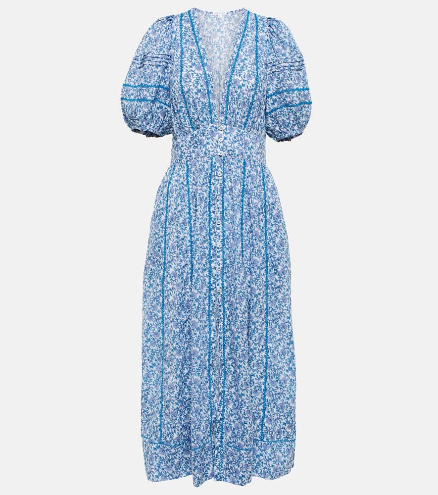 Reine floral midi dress
