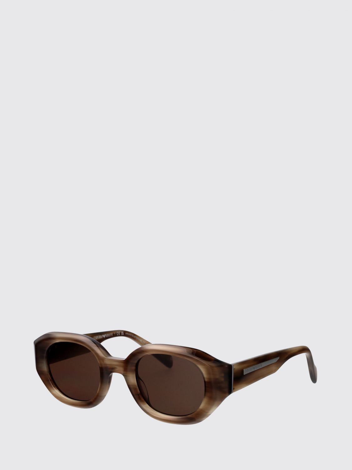 Oval-frame sunglasses - Black