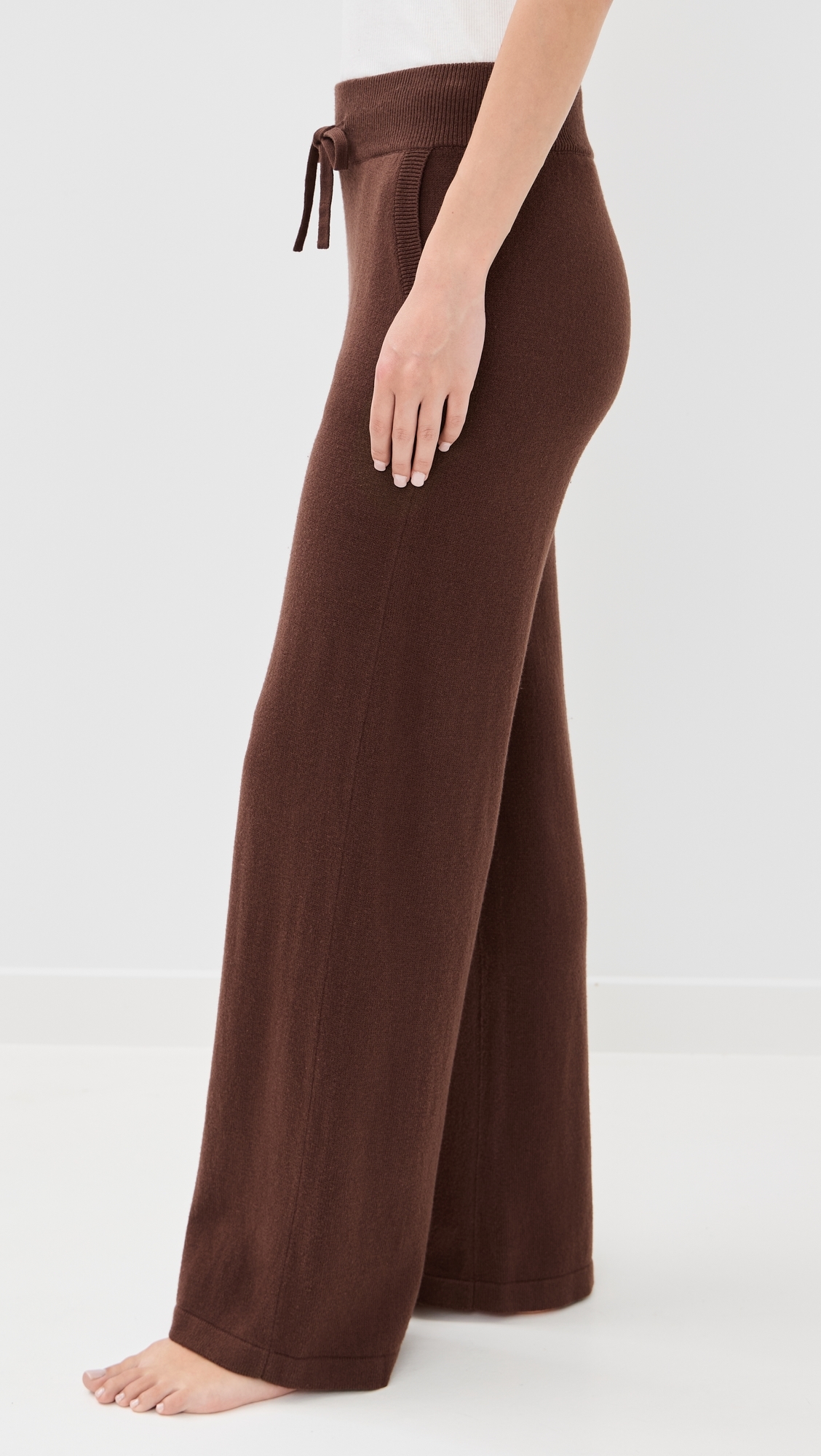 Recycled Sweater Pants Chocolate