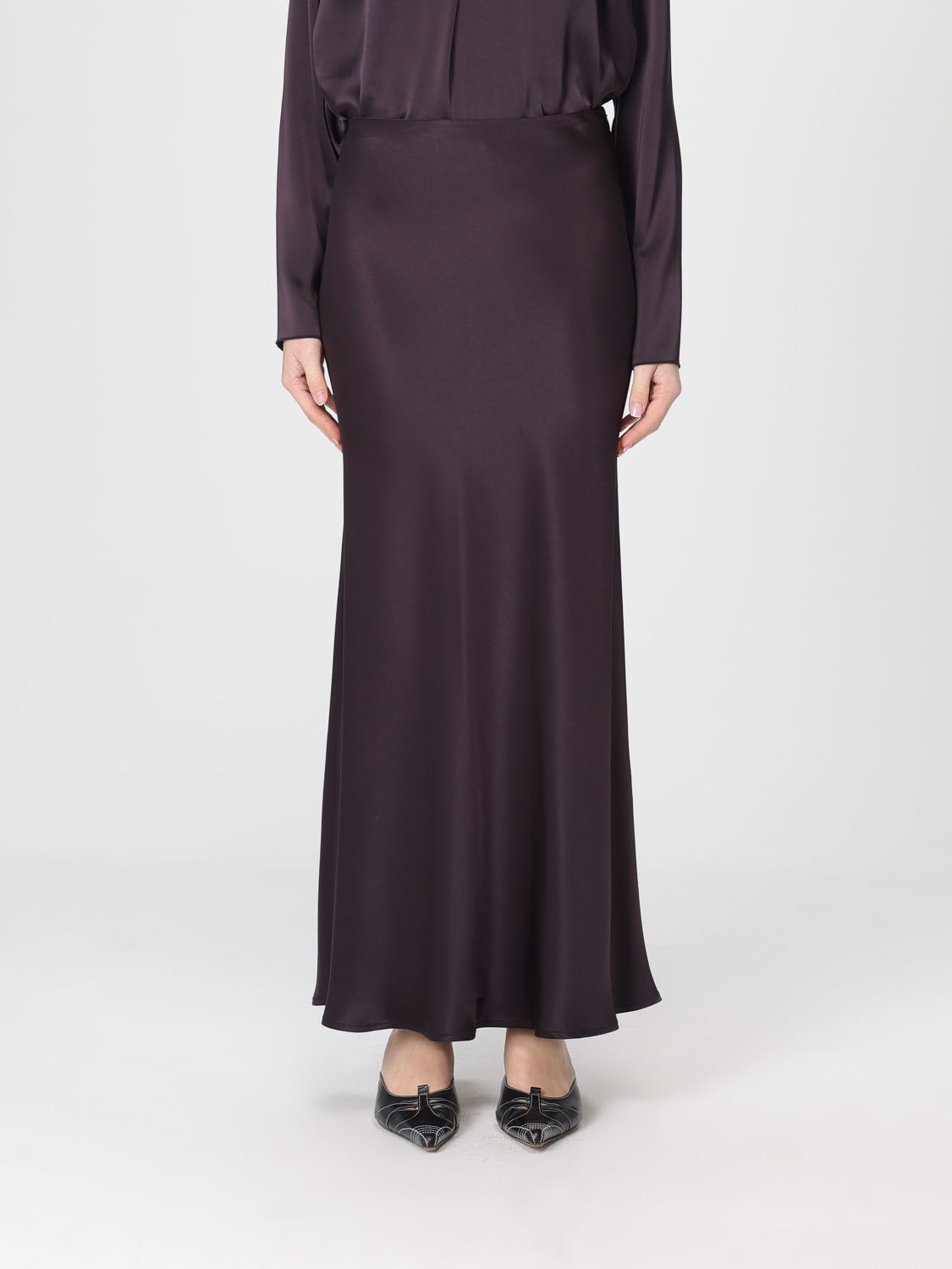 Skirt Woman color Brown