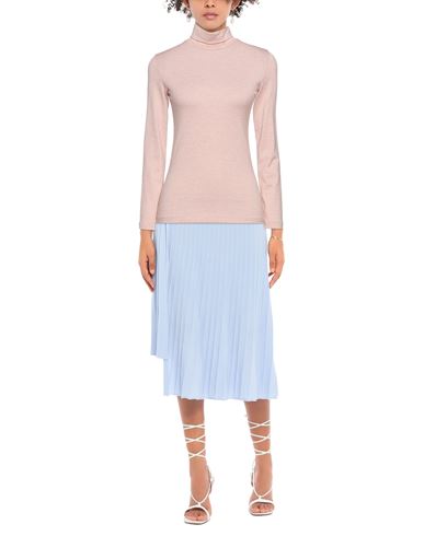 Woman Turtleneck Pink Size S Virgin Wool, Cotton