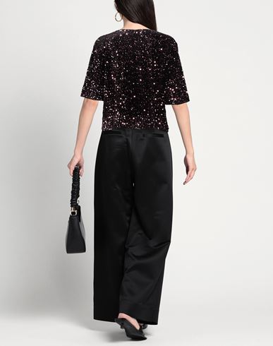 Woman Top Black Size 10 Polyester