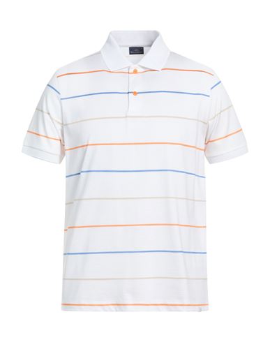 Man Polo shirt White Size L Cotton