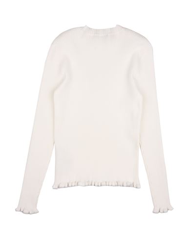 Kid Girl Sweater White Size 13 Viscose, Polyester, Metallic fiber, Polyamide