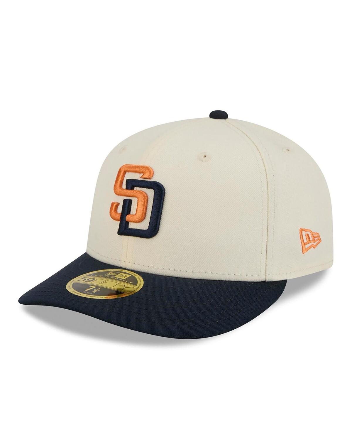 Men's Cream/Obsidian San Diego Padres 2026 City Connect Low Profile 59FIFTY Fitted Hat - Cream, Obsidian