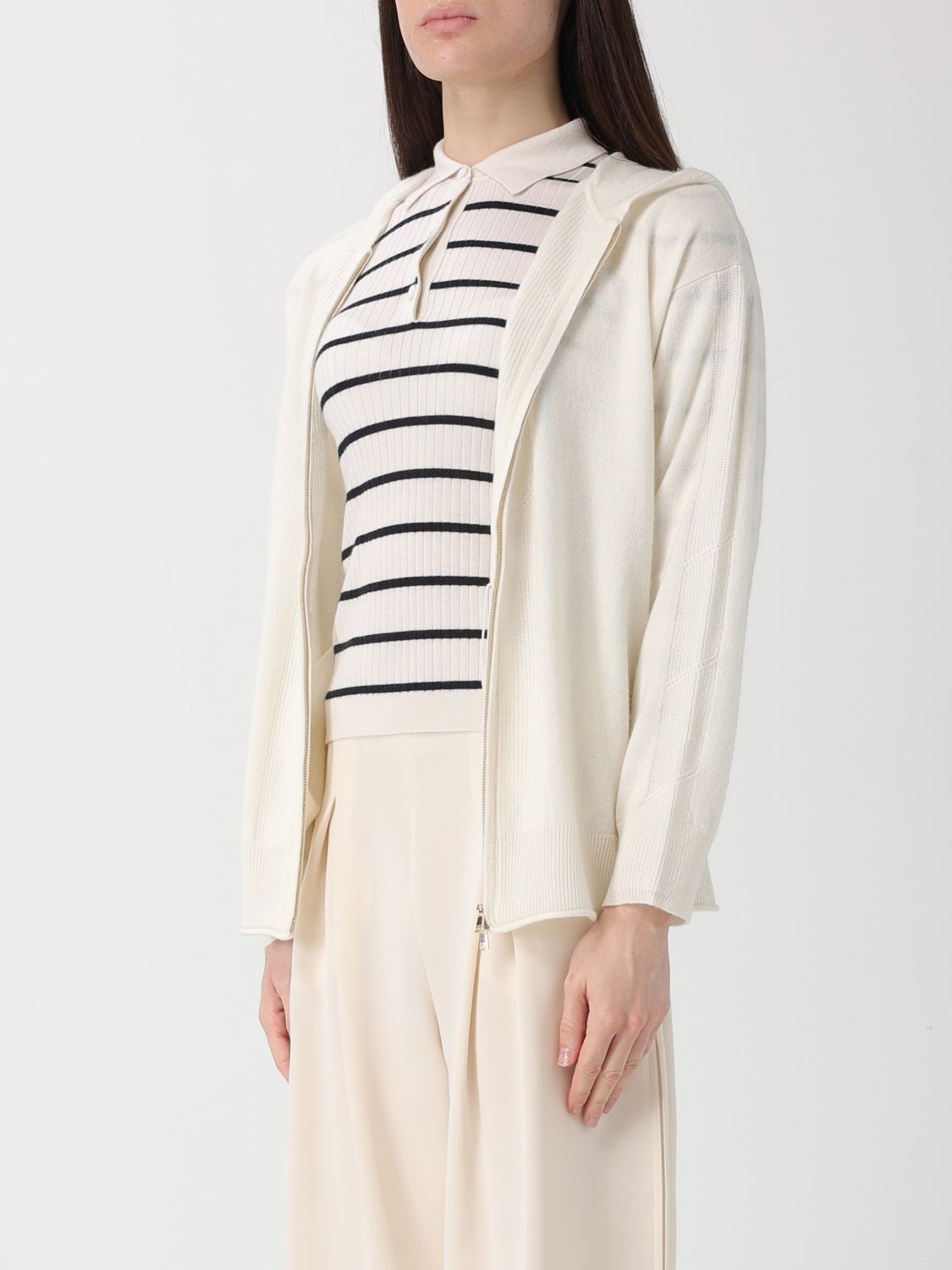 Cardigan Woman color White