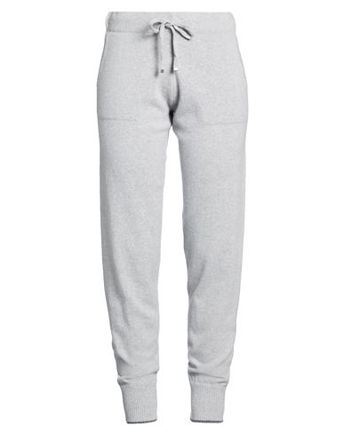Platinum Woman Pants Light grey Size S Wool, Cashmere