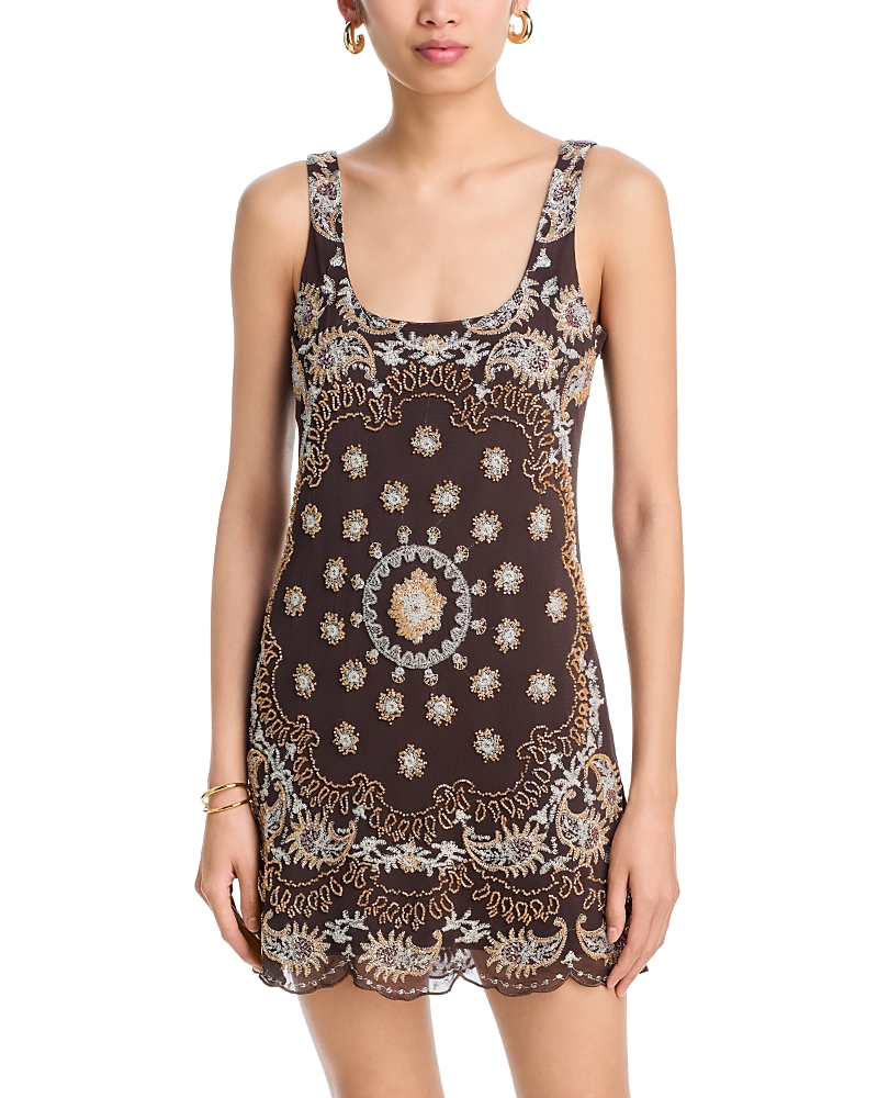 X Agua Bendita Beaded Mini Dress - Exclusive