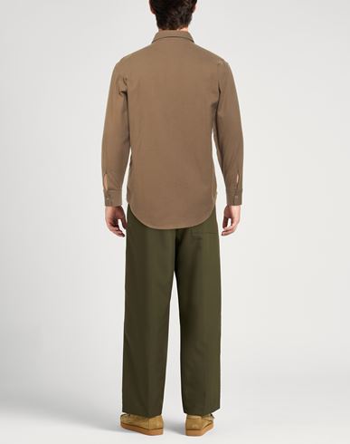 Man Shirt Military green Size M Cotton