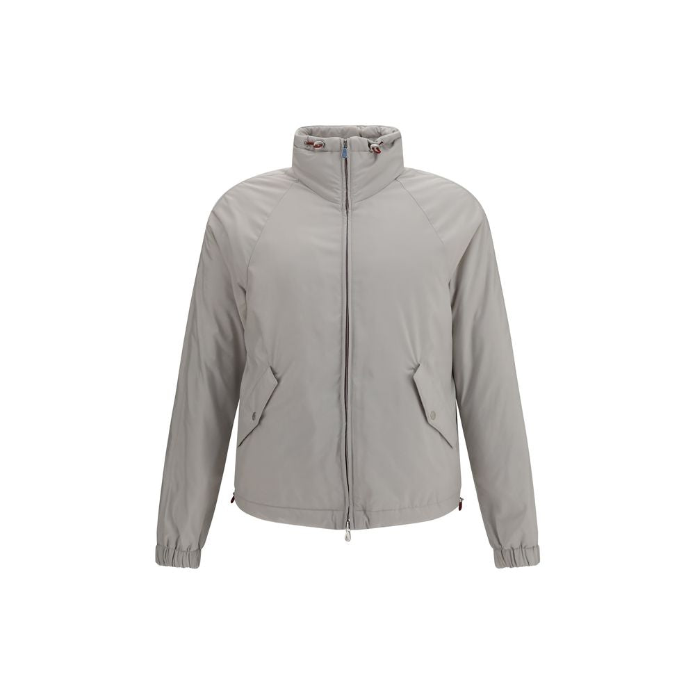 Waterproof Polyester Shell Jacket — Gray