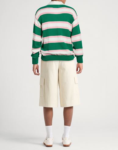 Man Sweater Green Size 38 Cotton