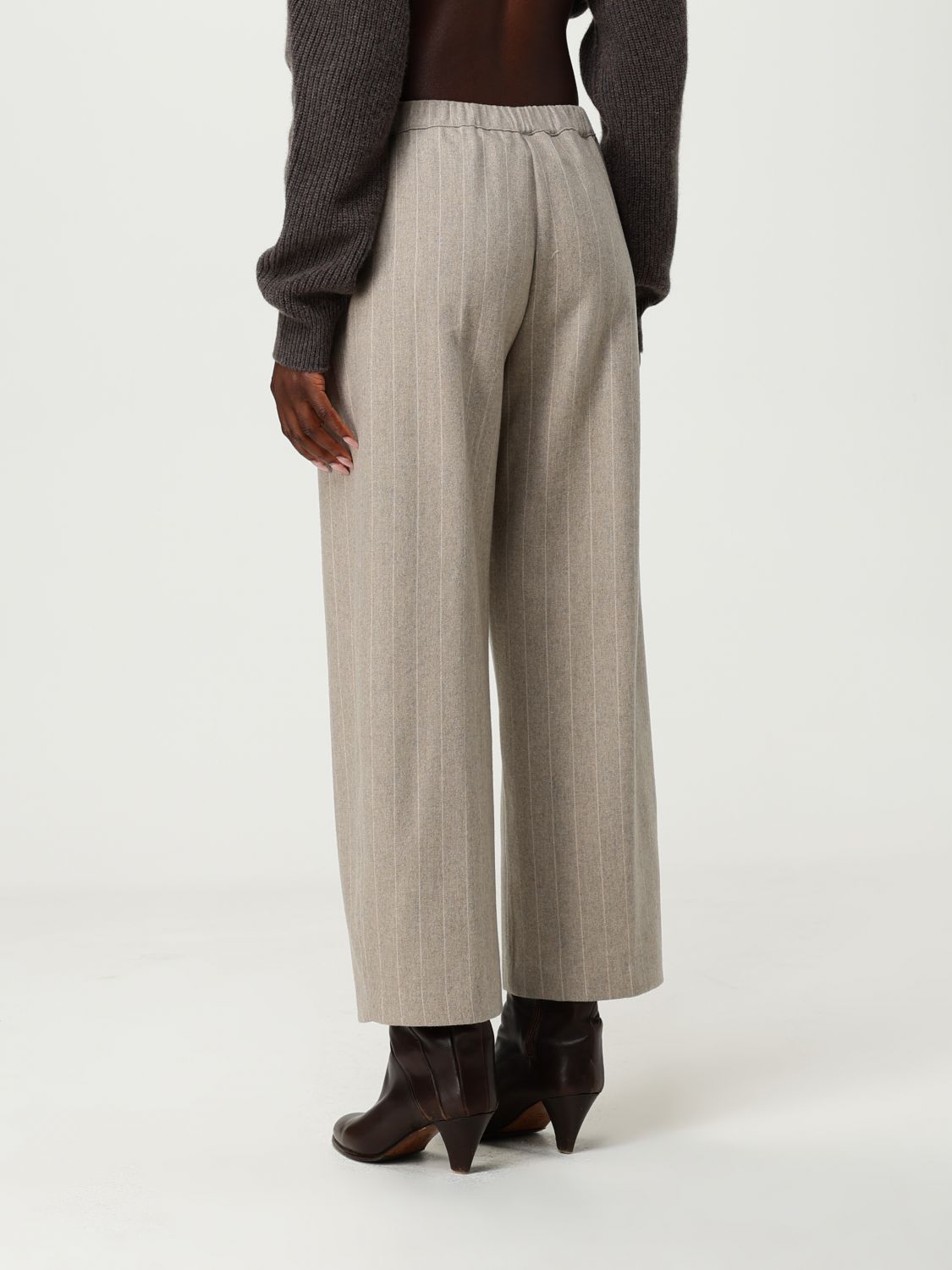 Pants Woman color Dove Grey