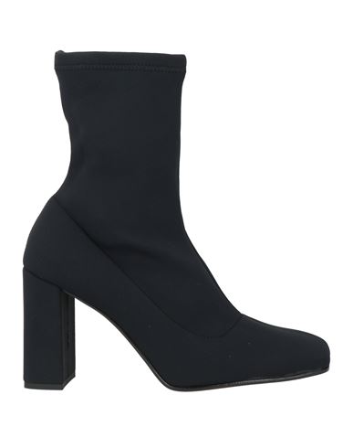 Woman Ankle boots Black Size 10 Textile fibers