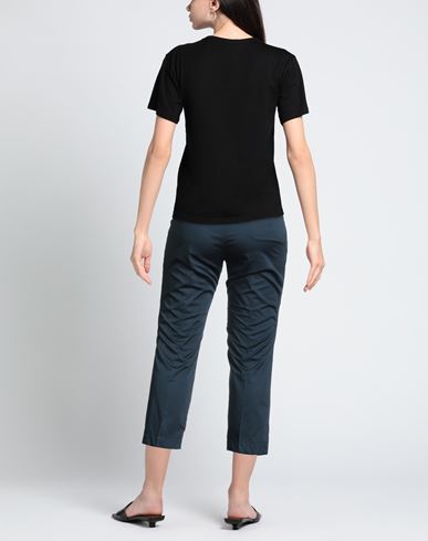 Woman Pants Navy Size 14 Cotton, Elastane