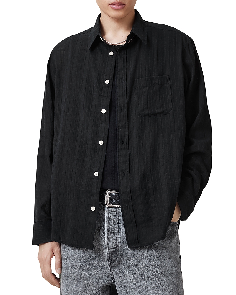Karmi Tonal Stripe Relaxed Fit Shirt
