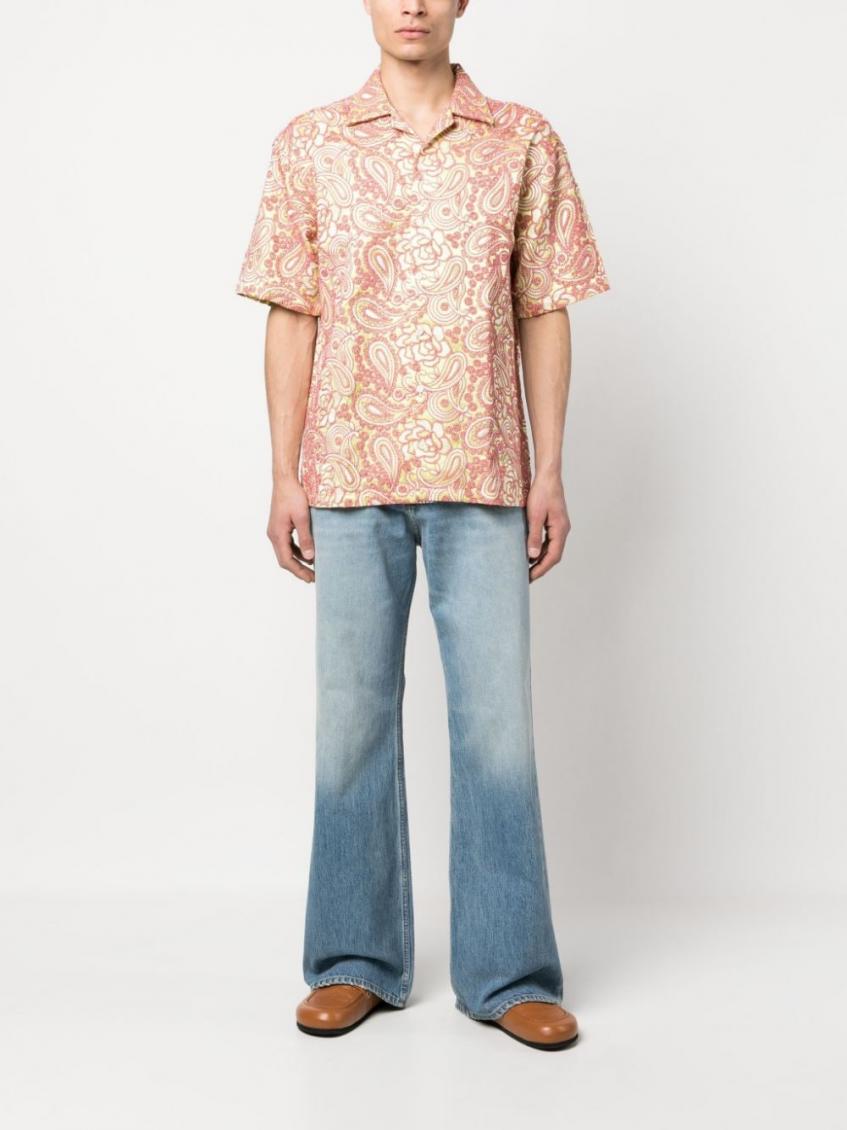 - Short Sleeve Embroidered Shirt