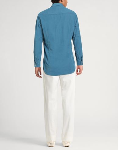 Man Shirt Turquoise Size 16 ½ Cotton