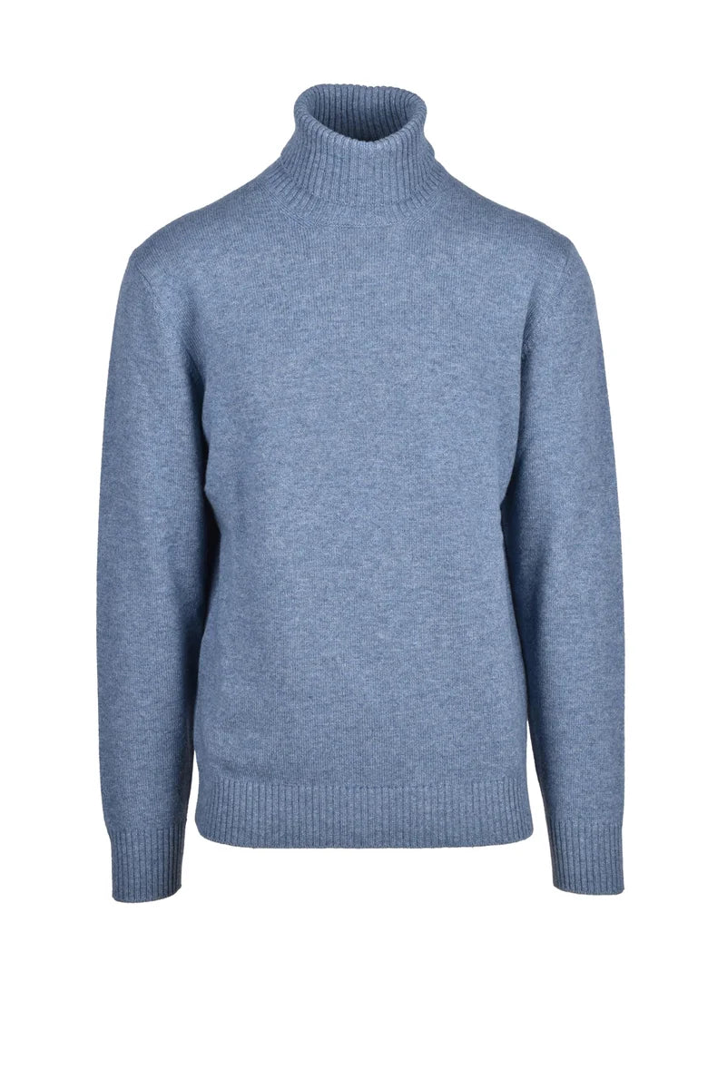Ciclista Wool and Cashmere Knit - Light Blue