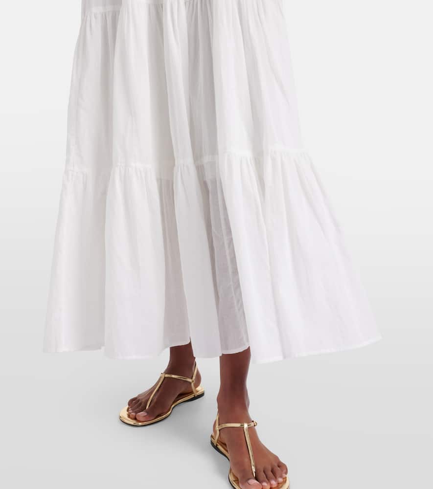 Jay ruffled cotton muslin maxi dress