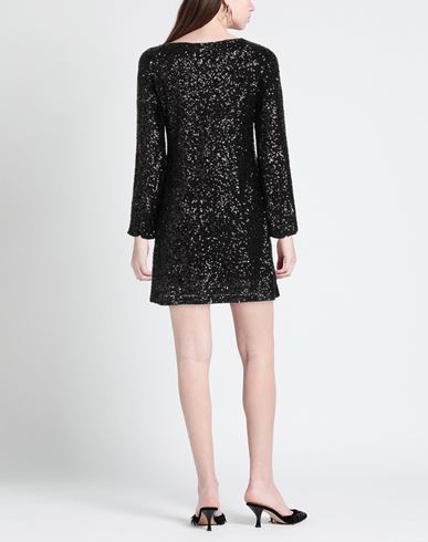 Woman Mini dress Black Size 4 Polyester, Elastane