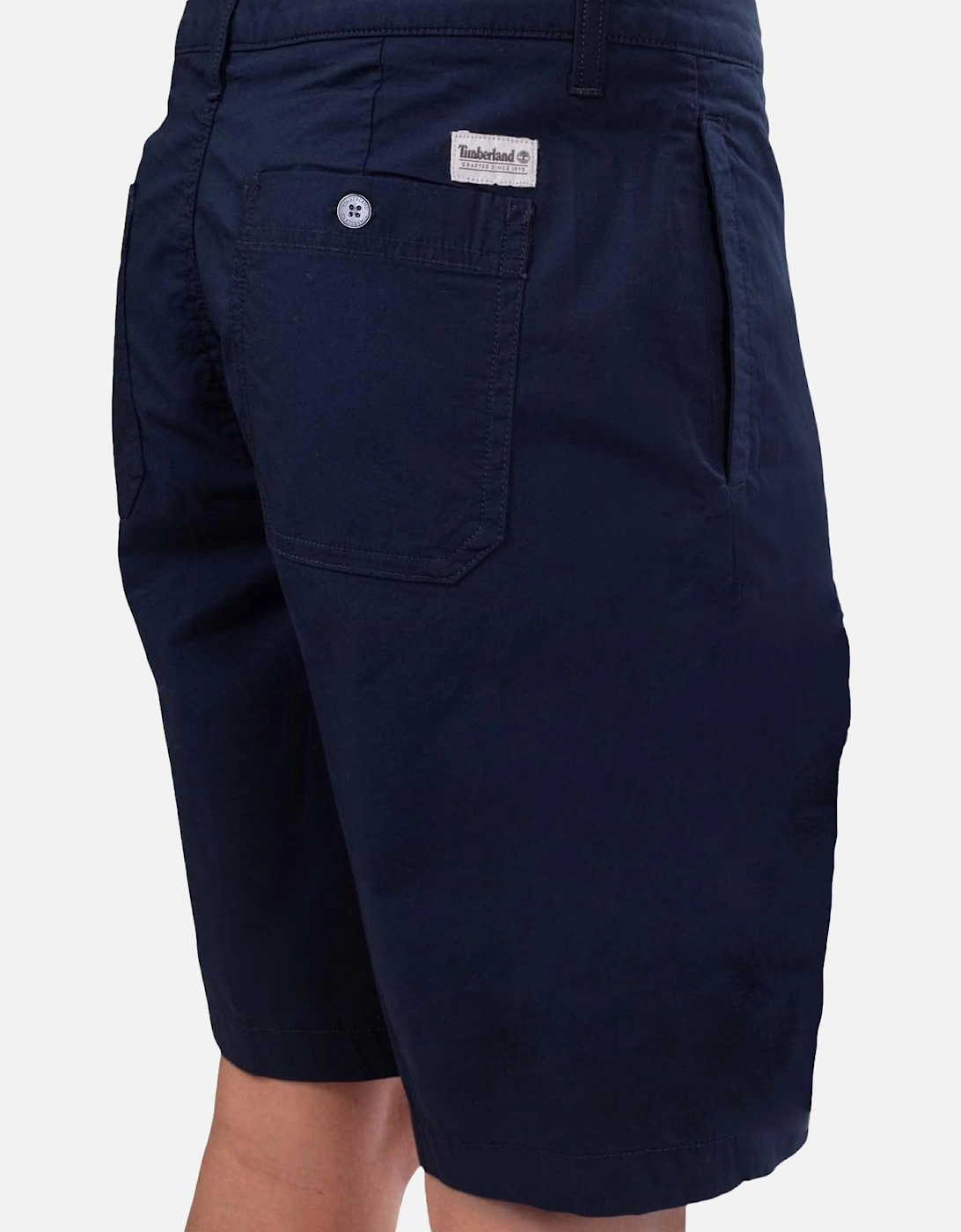 Men's TIMBERLAND Mens Cargo Shorts Summer Casual Quick Dry Waistband Beach Shorts - Navy