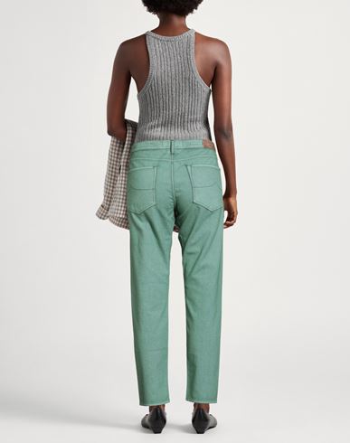 Jacob Cohёn Woman Pants Green Size 27 Cotton, Resin, Elastane