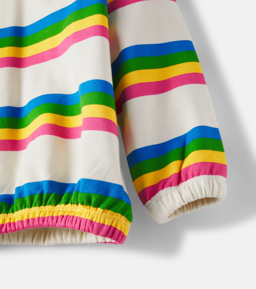 Ritzratz striped cotton jersey sweatshirt