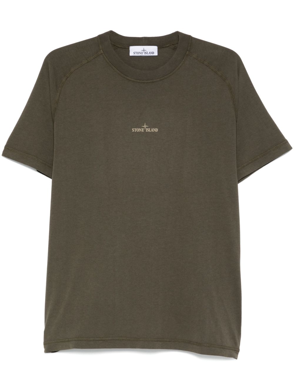 Compass-print T-shirt - Green