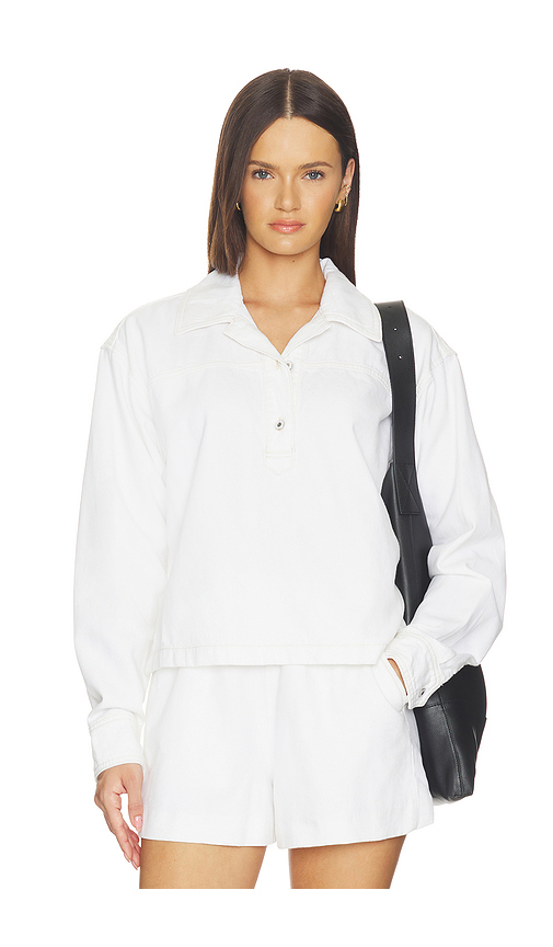 Favorite Daughter The Laguna Shirt in White. XS. Also in S, M
