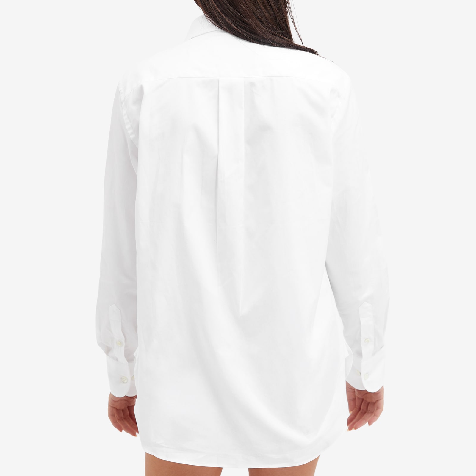 Women's Classic Shirt in White, Size Medium