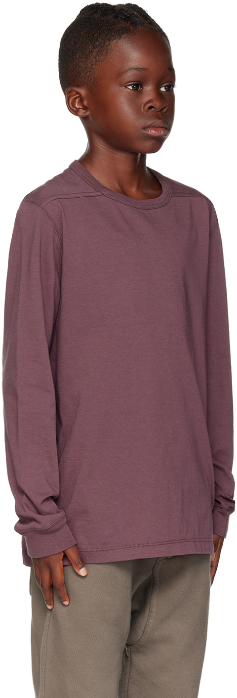 Rick Owens Kids Purple Level Long Sleeve T-Shirt