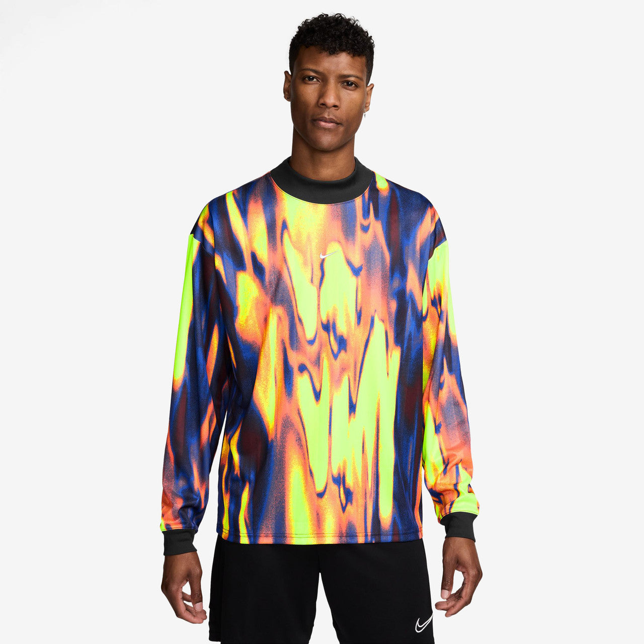 Nike | Culture Of Football Long Sleeve T-Shirt - LT WILD MANGO/BLACK/WHITE - male