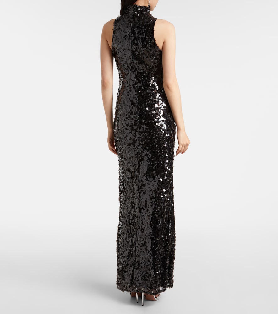 Cristalla embellished gown