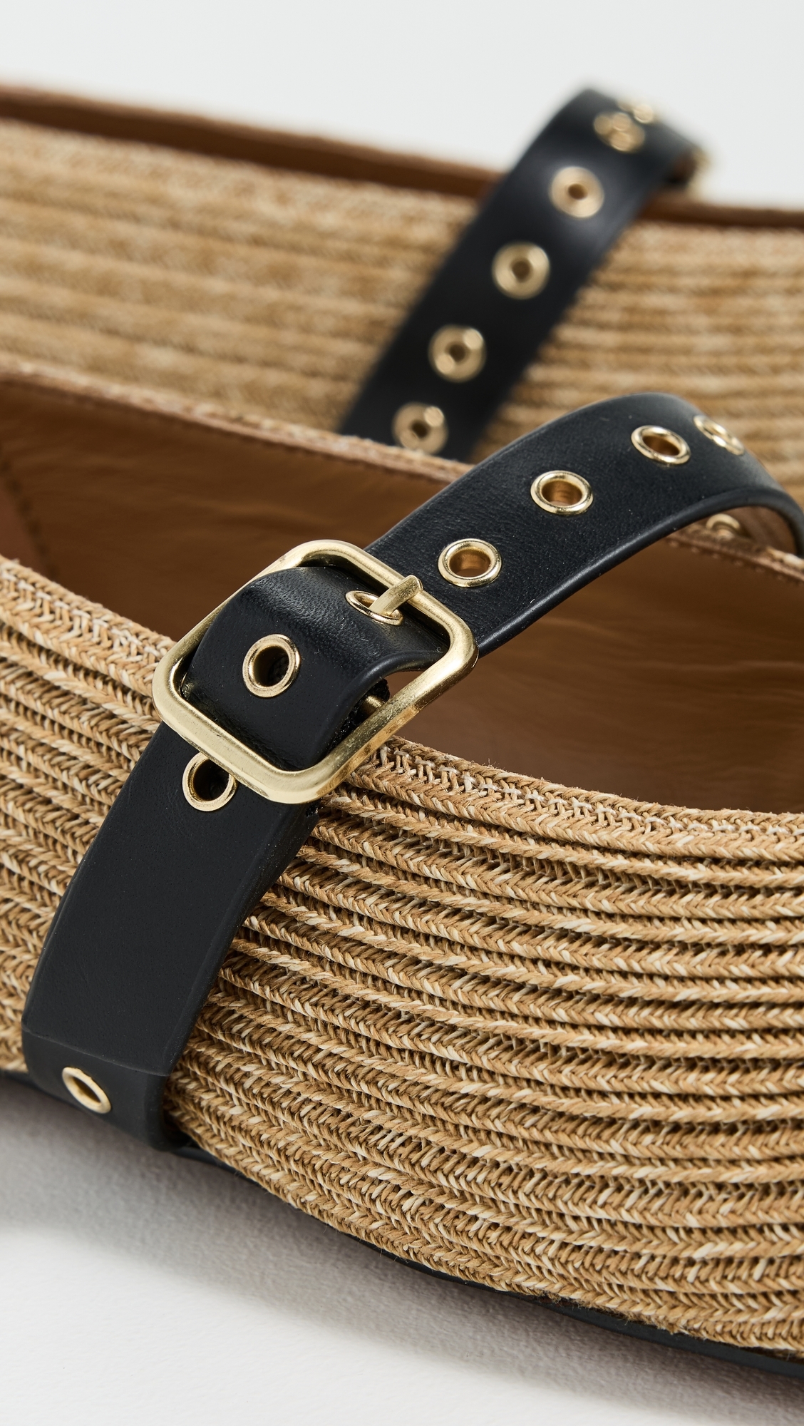 Madewell Hera Mary Jane Flats Natural Multi