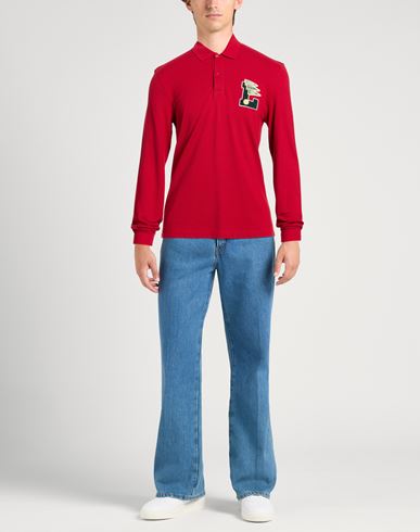 Man Polo shirt Red Size 3 Cotton