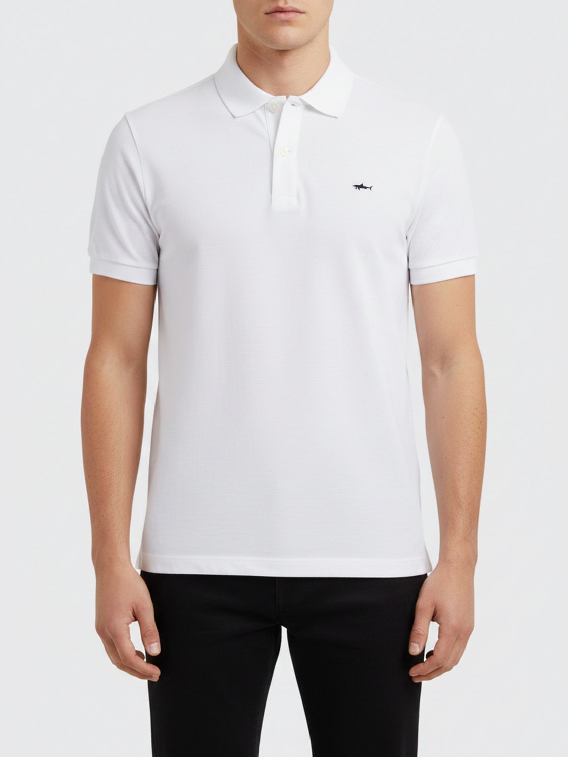 Polo Shirt Men color White