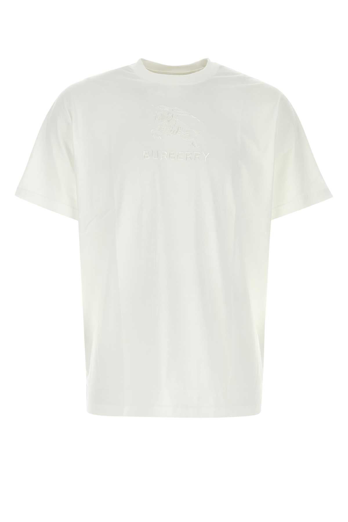 Embroidered Logo T-Shirt — White
