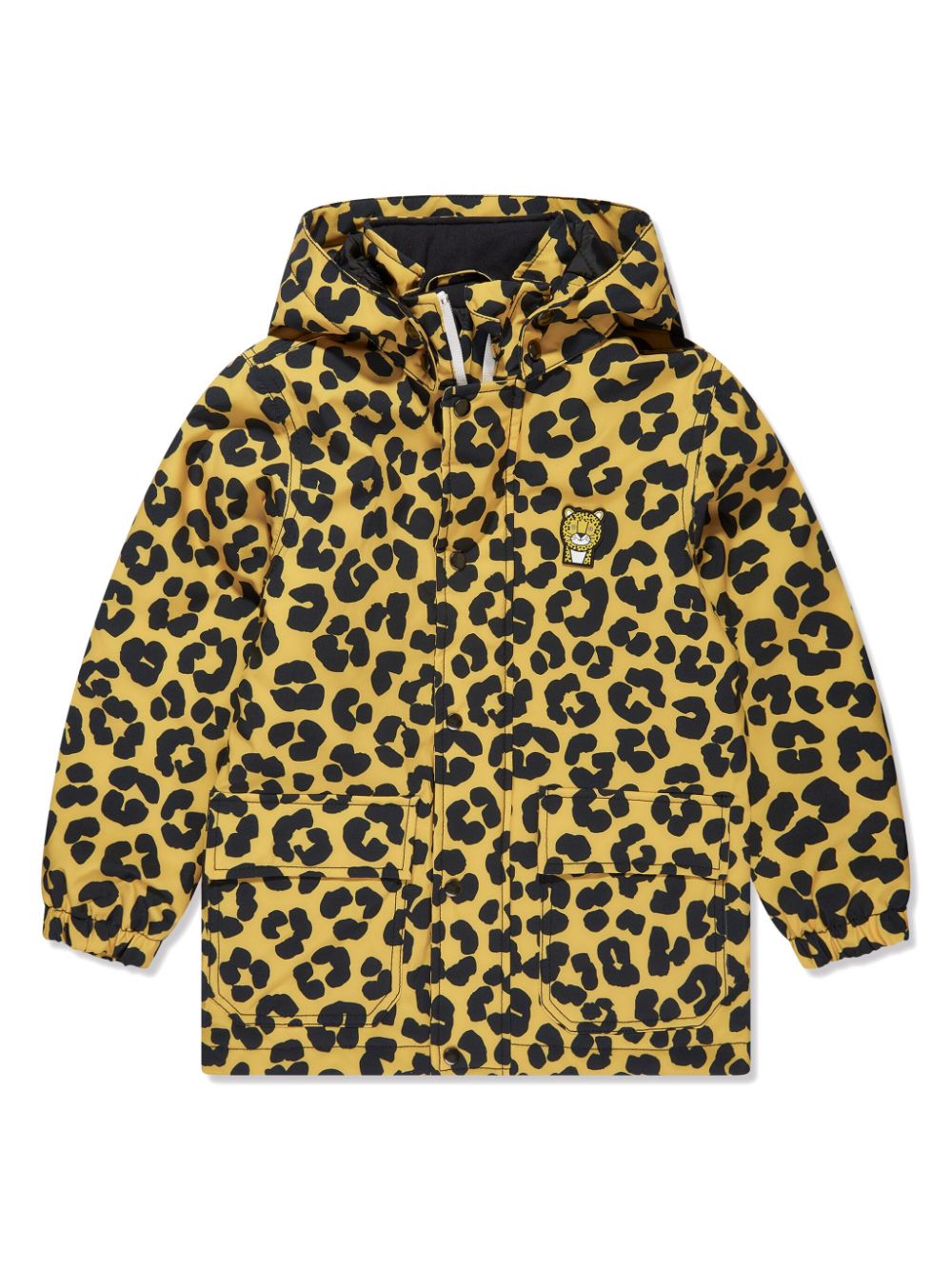 The Leopard animal-print coat - Yellow