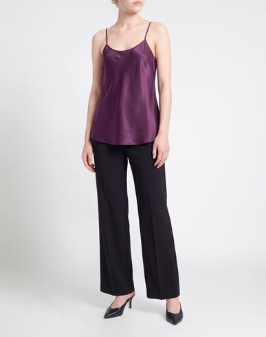 Woman Top Plum Size M Silk, Elastane