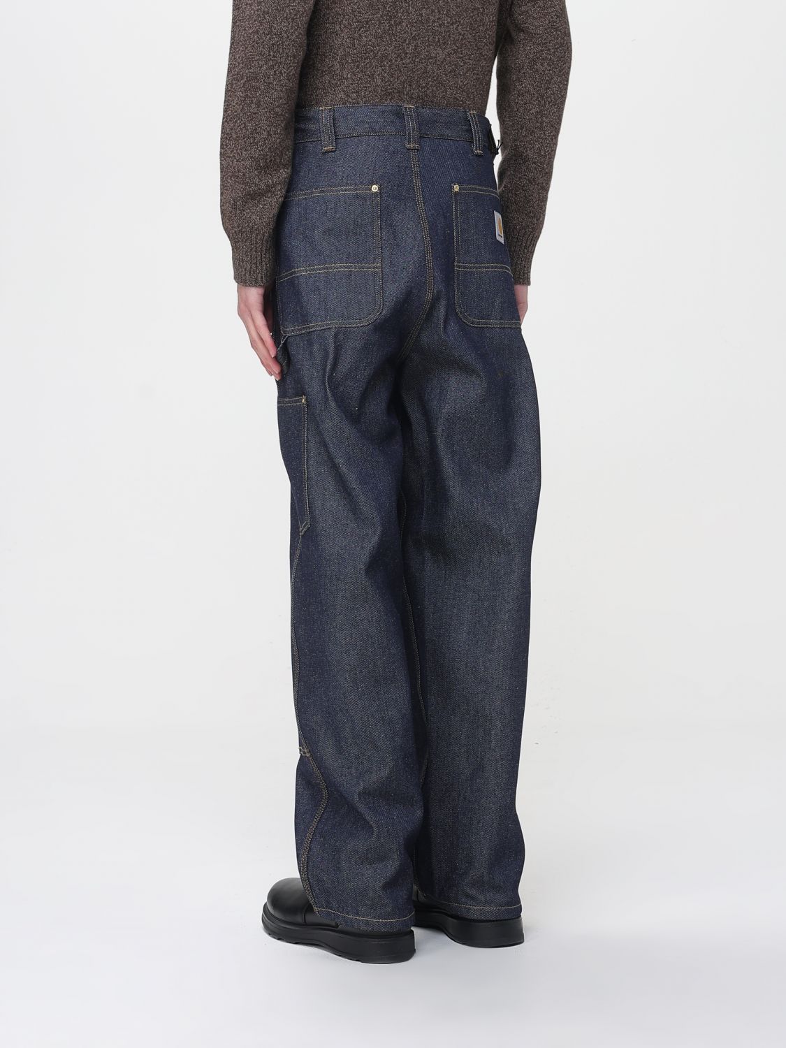 Pants Men color Blue