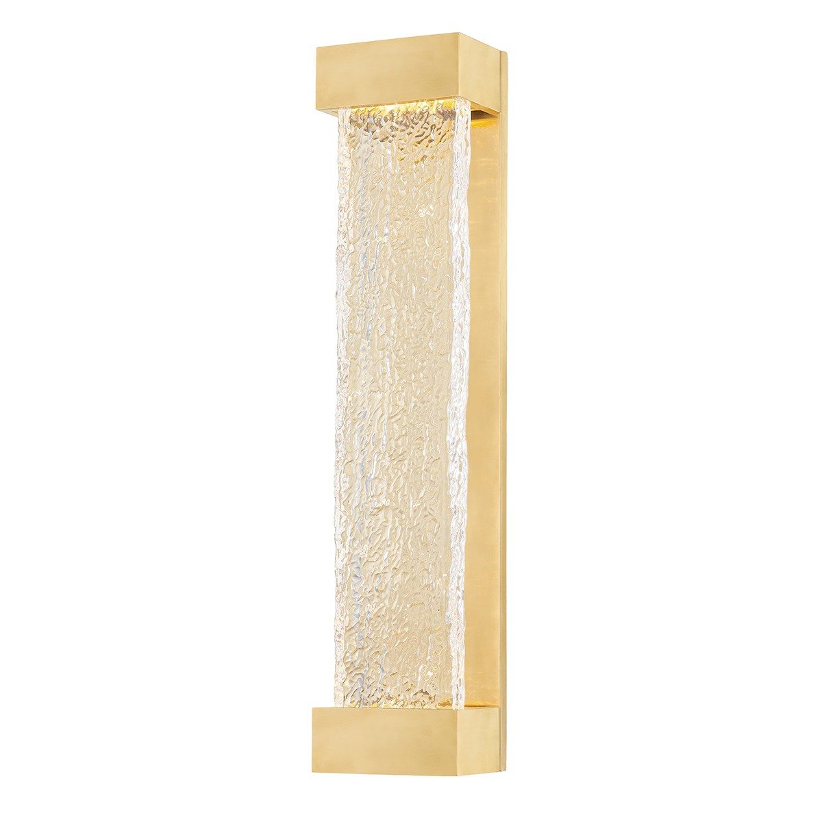 Aged Brass LED Wall Sconce from the Wharton Collection