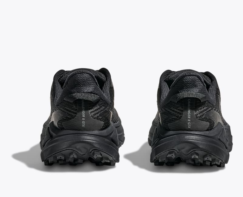 HOKA Women's Challenger 8 GTX Shoes in Black/Carbon Black