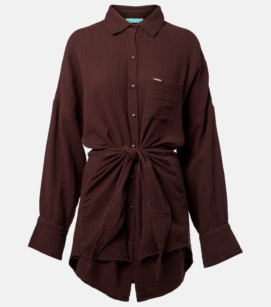 Sara cotton shirt dress