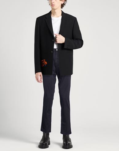 Man Pants Midnight blue Size 28 Cotton, Elastane