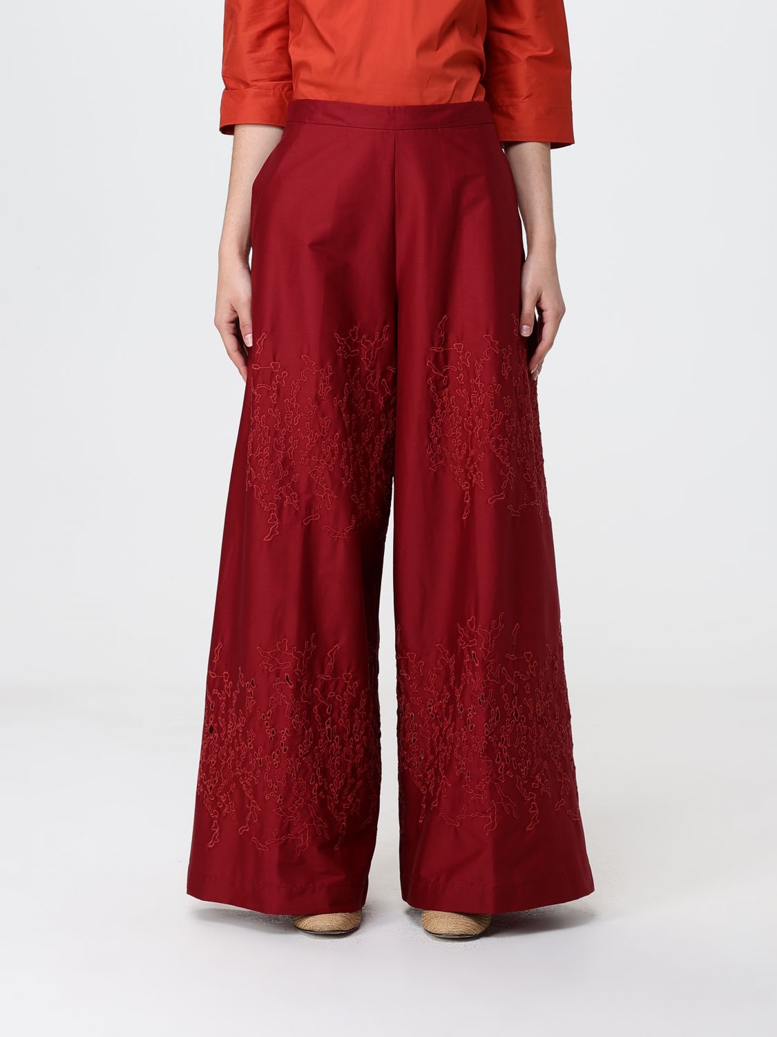Pants Woman color Coral