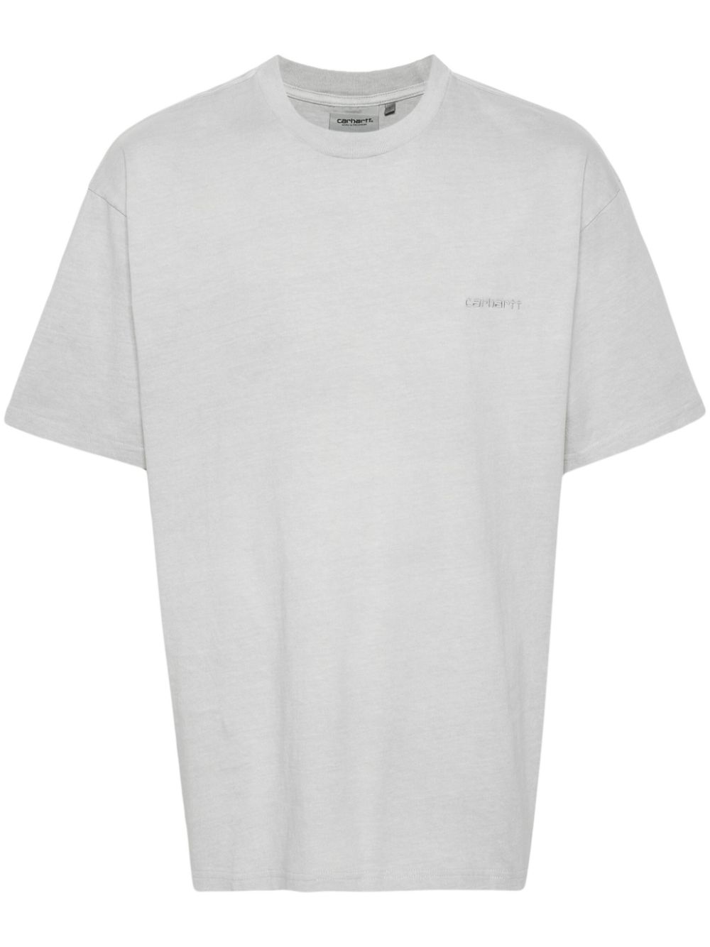 Duster Scipt organic cotton T-shirt - Blue